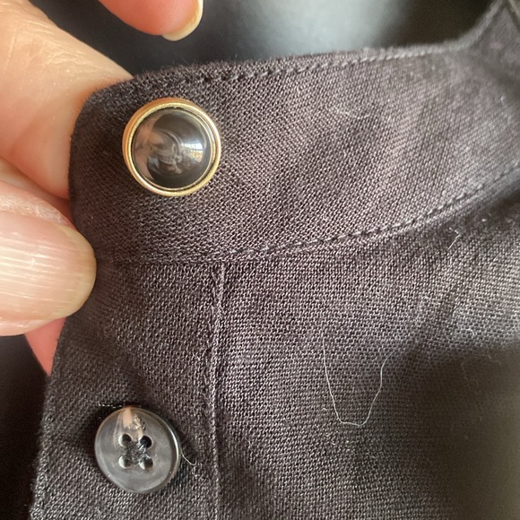 Scotch & Soda NWT Long Sleeve, Button Down Embroidered Cotton Linen Blend Dress - Picture 8 of 17